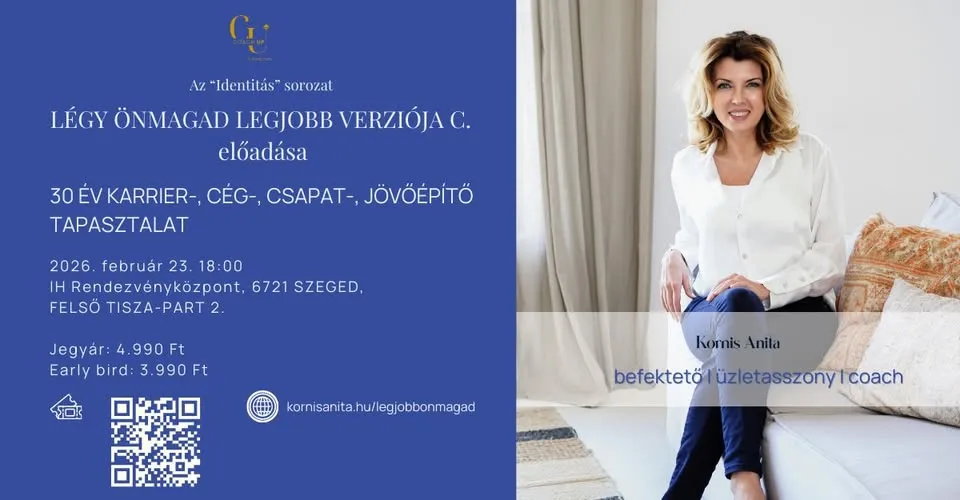 KORNIS ANITA IDENTITÁS SOROZATA LÉGY ÖNMAGAD LEGJOBB VERZIÓJA!